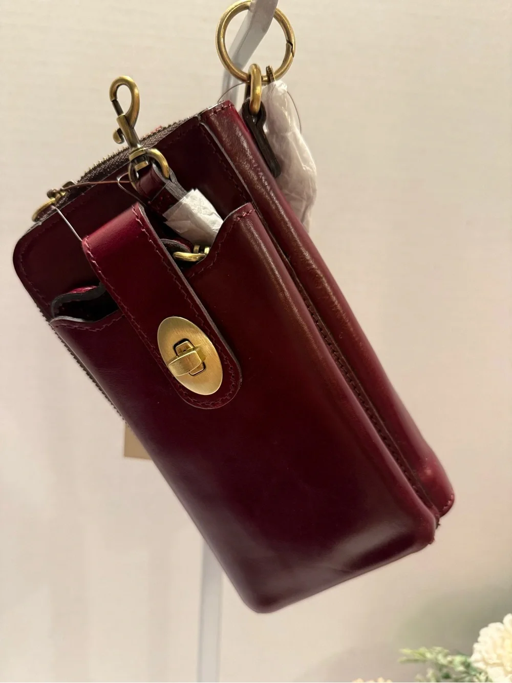 NWT Patricia Nash Amalia Phone, Wristlet and Crossbody with Charm RFID